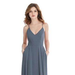 Dessy Series 1514 in Silverstone Size 12 (altered down)